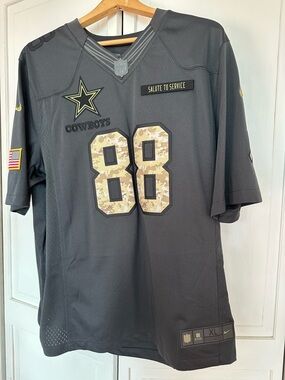 Dallas Cowboys Salute to Service Nike Dez Bryant #88 Jersey